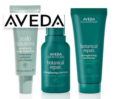 Aveda personal care items.