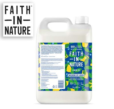 Faith in Nature washing up liquid