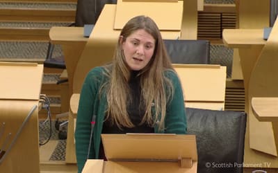 Mercedes Villalba MSP speaking on the Hunting with Dogs (Scotland) Bill in Scottish Parliament