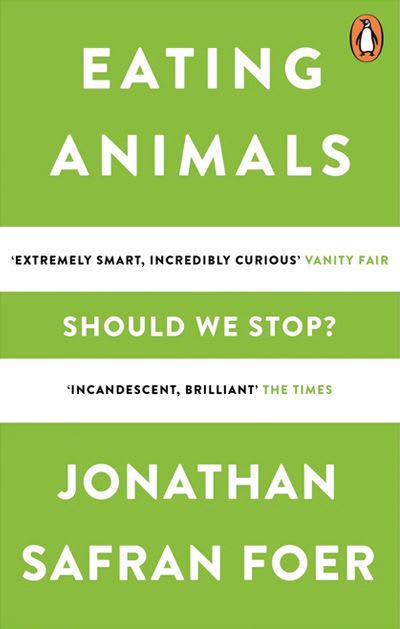 Cover of the book: Eating Animals - should we stop?