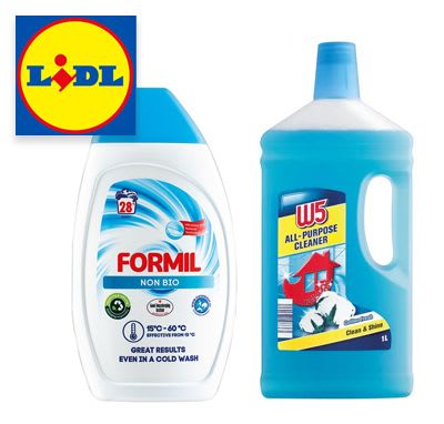 Lidl household products.