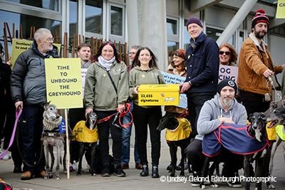 Unbound the Greyhound coalition at Scottish Parliament.